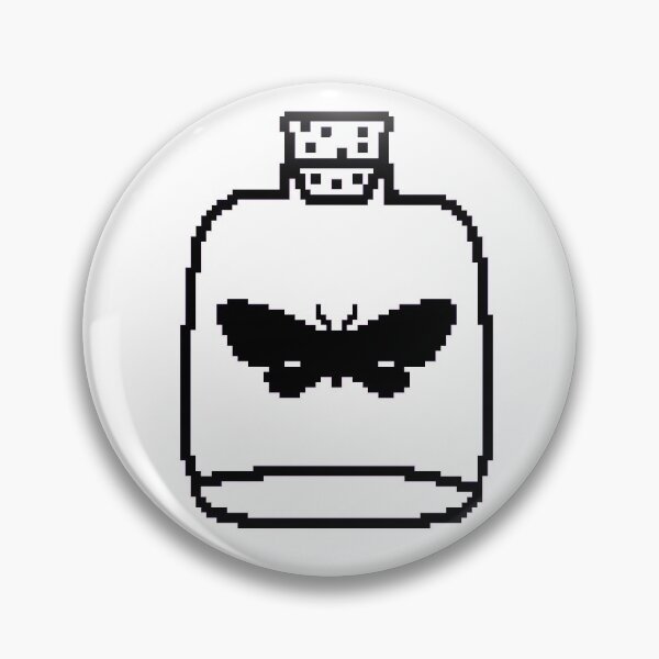 Artikelvorschau, Motte in einem Glas Pixel Art entworfen und verkauft von takewhatyouneed.