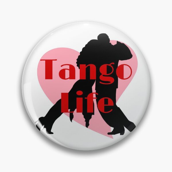 Item preview, Tango Life Heart Design with Gavito's Iconic Carpa Pose  designed and sold by infinitetango.