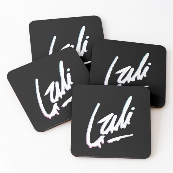 Item preview, Lali's revisited logotype - white version designed and sold by chynaespos.