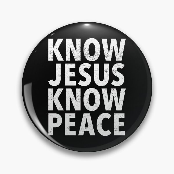 Item preview, KNOW JESUS, KNOW PEACE designed and sold by King-Novelties.