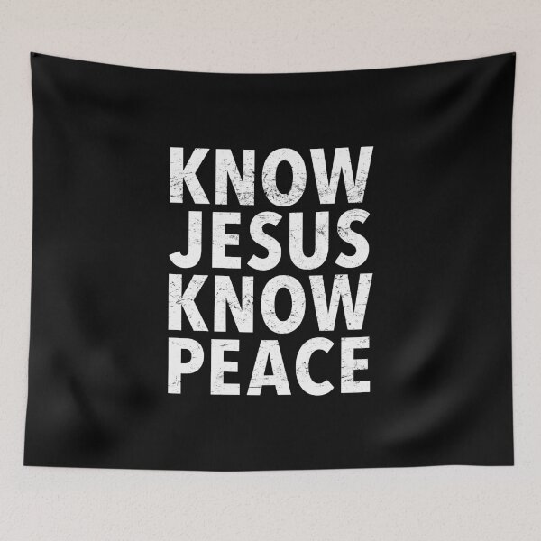 Item preview, KNOW JESUS, KNOW PEACE designed and sold by King-Novelties.