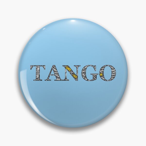 Item preview, Tango Chose Me Letters Word Art with  Golden Age Orchestras designed and sold by infinitetango.