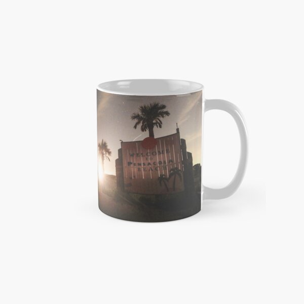 Welcome to Pensacola Beach at Night Classic Mug