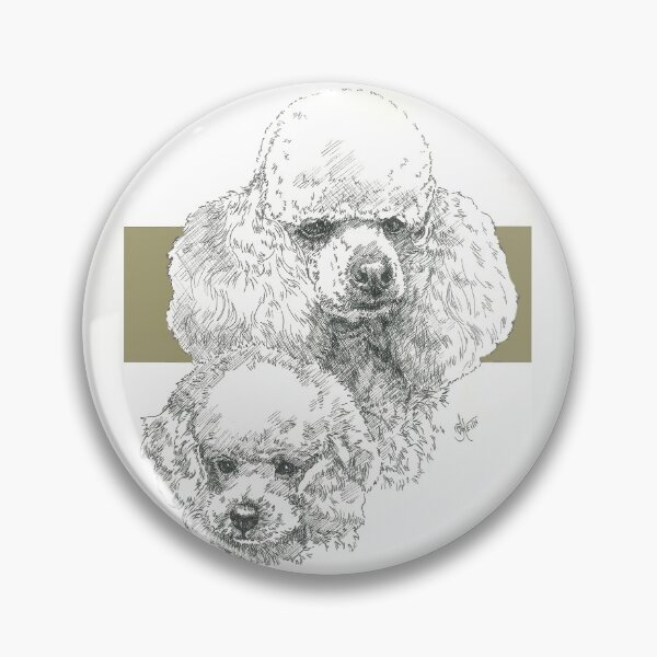 Item preview, Poodle (miniature) Father & Son designed and sold by BarbBarcikKeith.