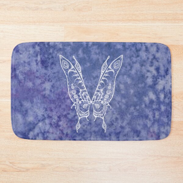 Item preview, Fairy Wings (white  line-work on indigo) designed and sold by GriffinJDesigns.