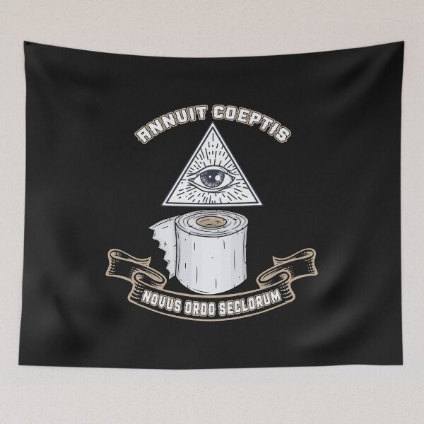 Item preview, Funny Conspiracy & Toilet Paper Illuminati Gift designed and sold by ShirtStar0815.
