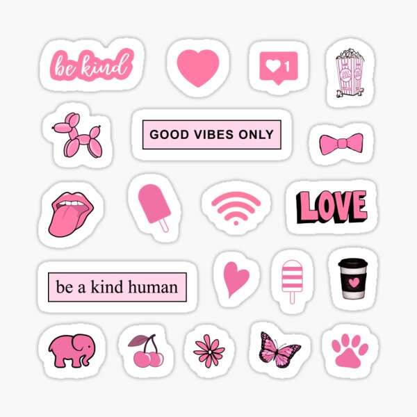 Pink Aesthetic Sticker By OkihanaShop | ubicaciondepersonas.cdmx.gob.mx