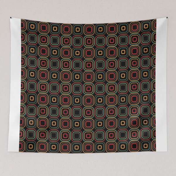 Item preview, Reto Squares - Pattern Design designed and sold by ColorfulMystic.