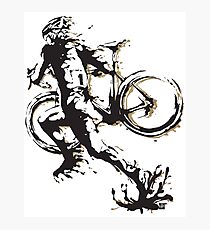 Cyclocross mud Photographic Print