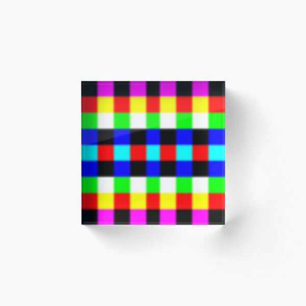 Colors, Graphic design, Field of study Acrylic Block