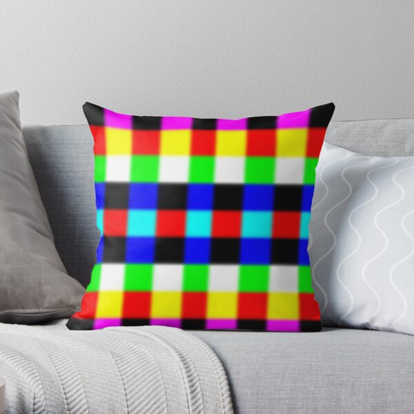 Colors, Graphic design, Field of study Throw Pillow
