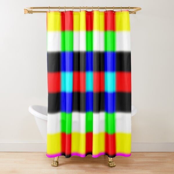 Colors, Graphic design, Field of study Shower Curtain