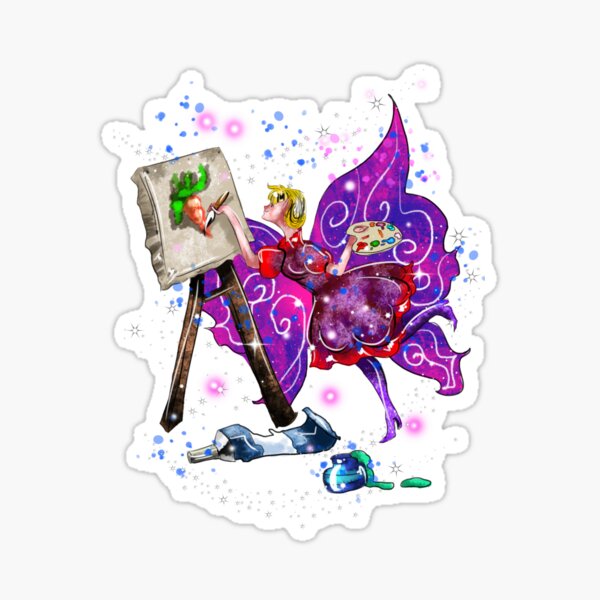 Tianna The T-Shirt Artist Fairy™ Sticker