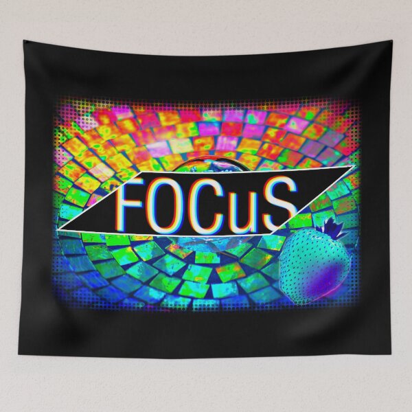 Item preview, what you FOCUS ON is what you SEE - Bright, bold & colorful motivational, inspirational STRAWBERRY art designed and sold by originalsusie.