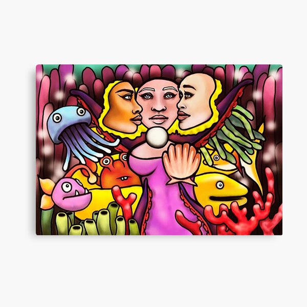 Subaqueous mystery - Original Canvas Print