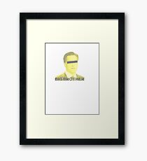 Mitt Romney big brother 2012 vintage Framed Print