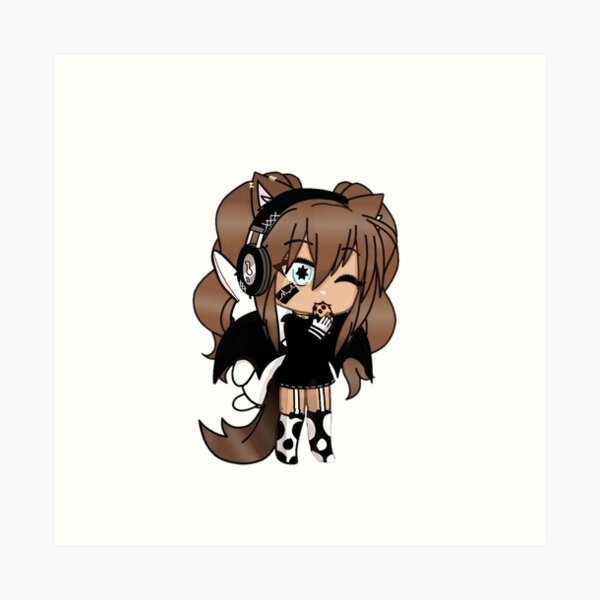 Gacha girl Photographic Print for Sale by EmeraldCucumbaa