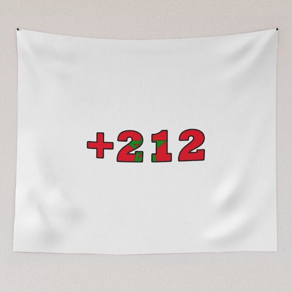 Item preview, Stylish design of  Morocco Country Code with Flag designed and sold by ArabCorner.