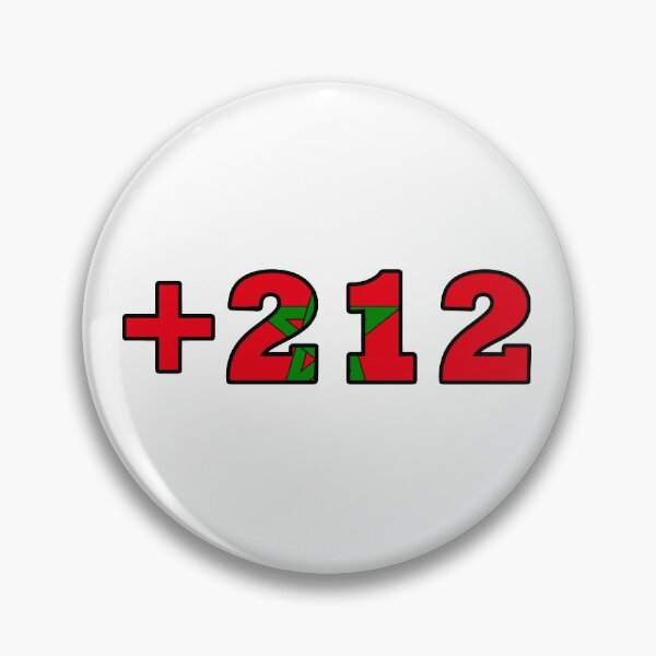Item preview, Stylish design of  Morocco Country Code with Flag designed and sold by ArabCorner.