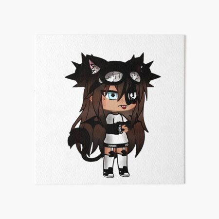 Gacha Life Cute Gacha Girl Art Board Print For Sale By Bloamineads Redbubble