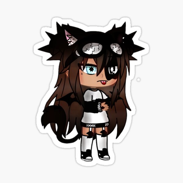 Happy Mouth Gachalife Sticker By Cyber Devil - Gacha Life Stickers