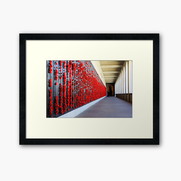 lest we forget Framed Art Print