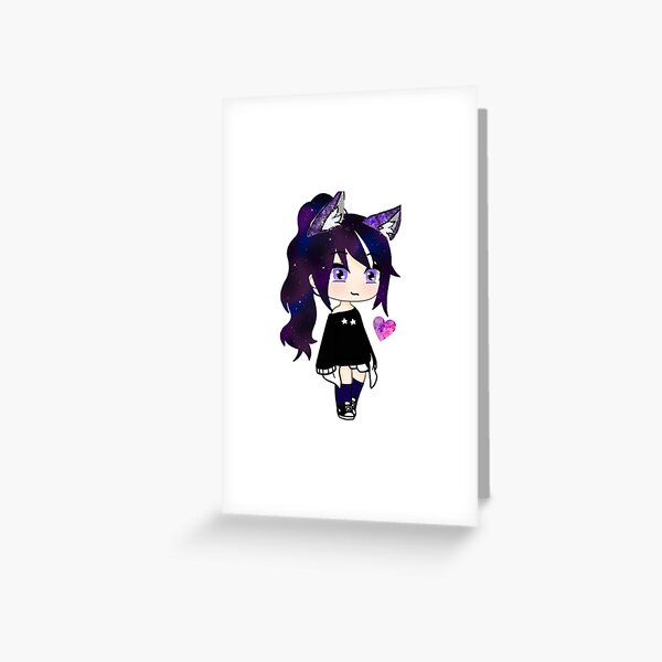 Cute Gacha Greeting Cards Redbubble - volvemos a la escuela roblox roleplay fairies highschool youtube