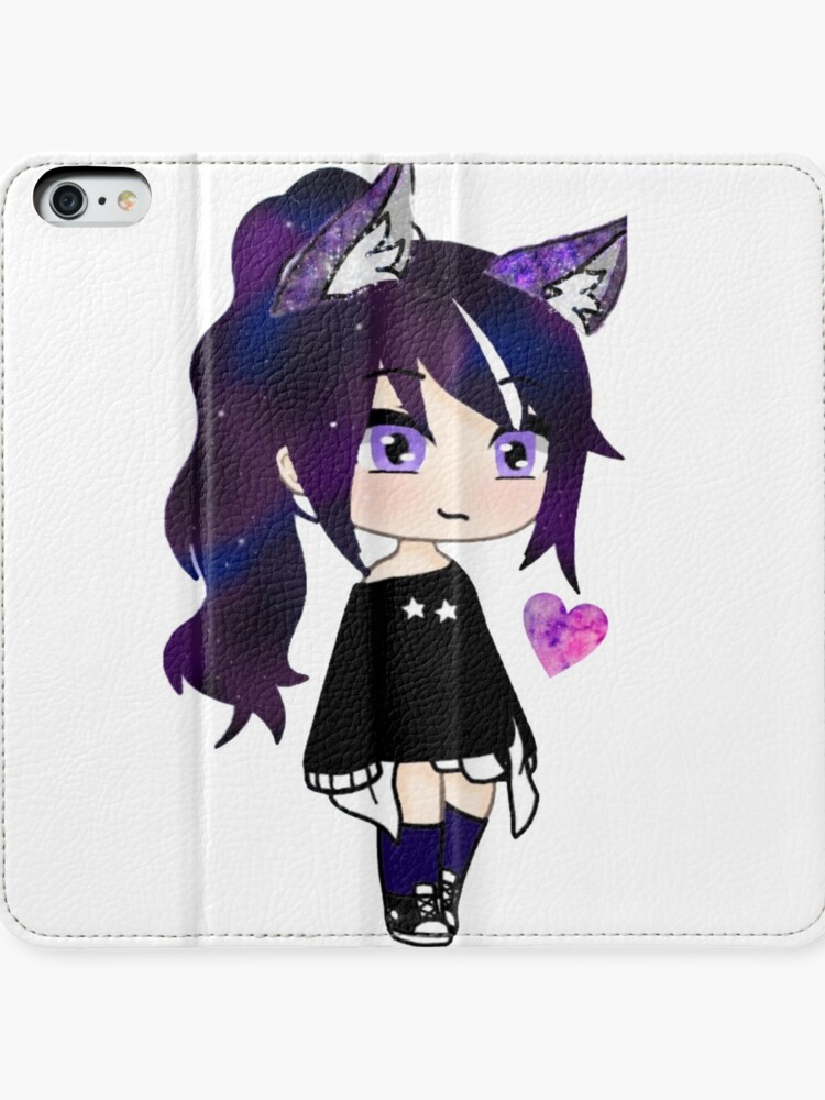 Cute Anime Girl - Gacha Edit iPhone Wallet for Sale by BambooBanana