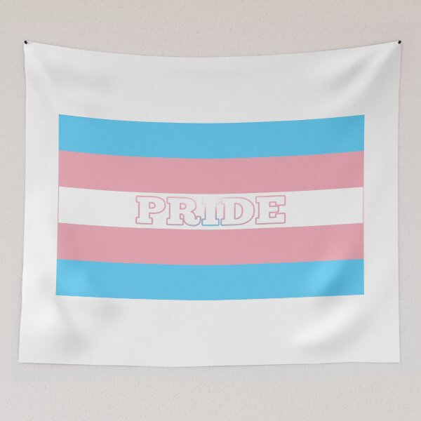 Item preview, Transsexuell / Transgender symbol, sing in transgender flag colors. 3D Illustration  designed and sold by Marcin Adrian.