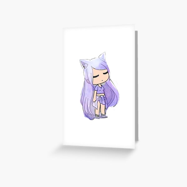 Gacha Life - Cute Gacha Girl - Greeting Card for Sale by bloamineads