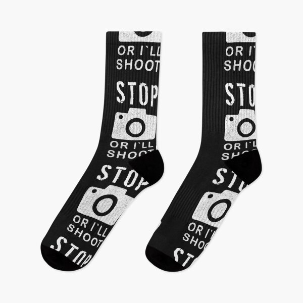 Item preview, Photographer Funny Sayings, Stop or I shoot designed and sold by Kuma518.