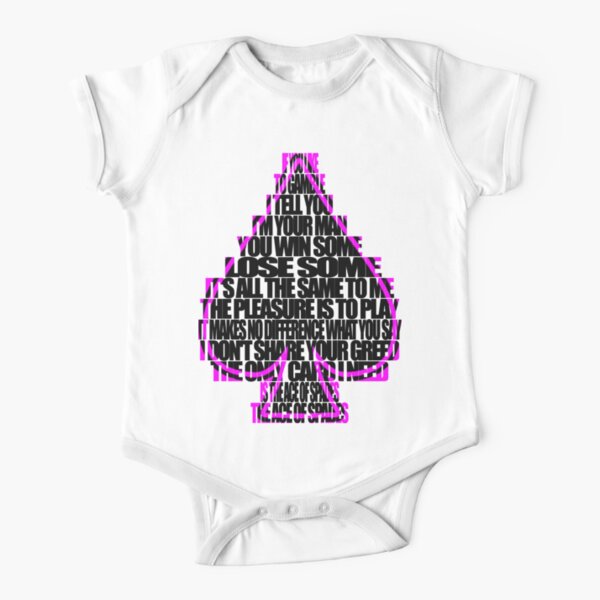 Ace Of Spades Black And Red Baby One Piece By Georgestow Redbubble