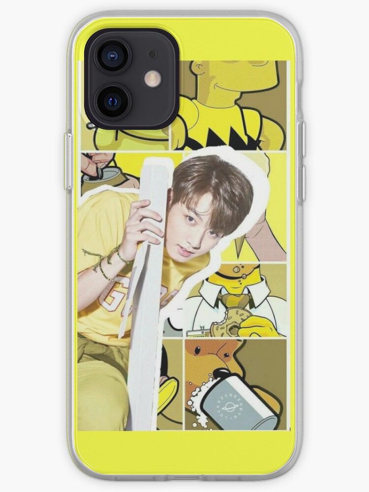 Bts Jungkook Yellow Cartoon Aesthetic Iphone Case Cover By Taniafar Redbubble