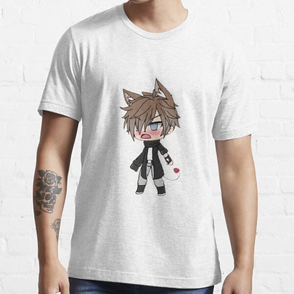 Cute Gacha Girl Foxy Chan Black White Tshirt For Men Women Gacha