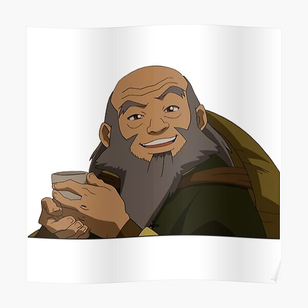 Uncle Iroh with Tea Avatar Poster by blueeyes374.