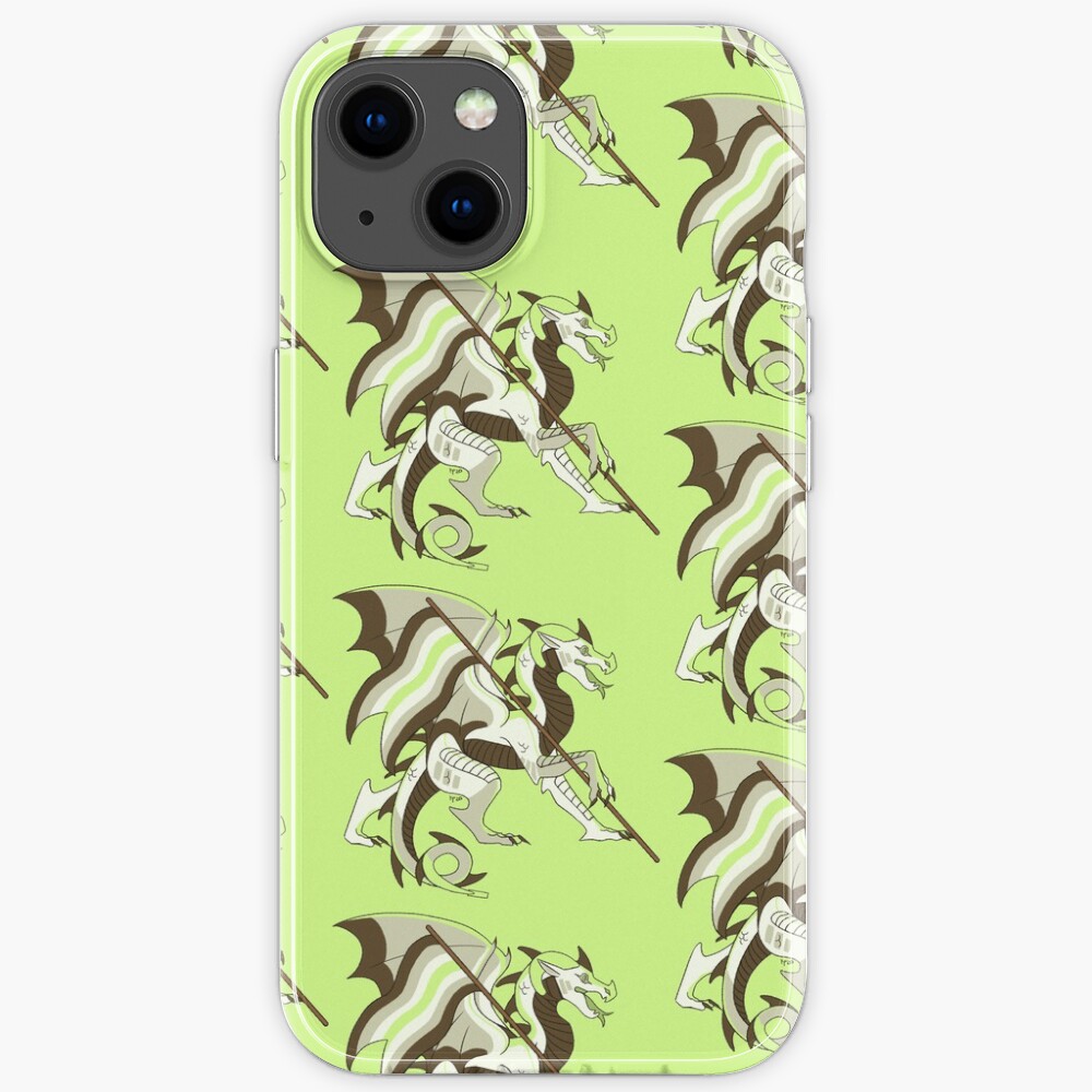 Agender Pride Flag Dragon 4th Edition Iphone Case For Sale By Kmp0511 Redbubble