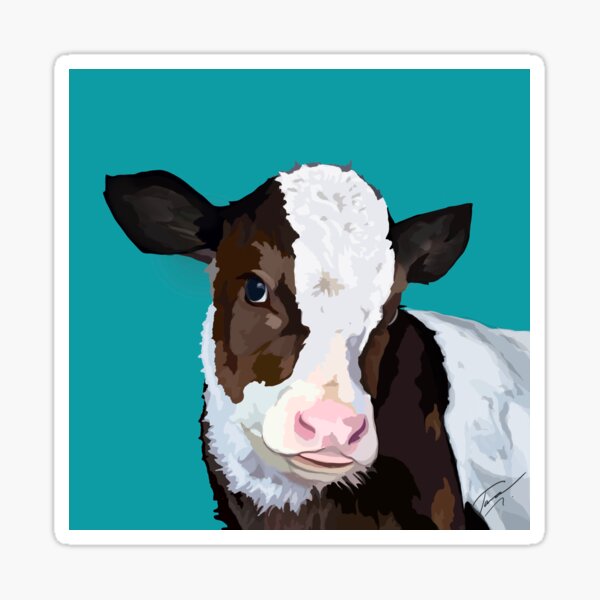 Baby Cow Sticker