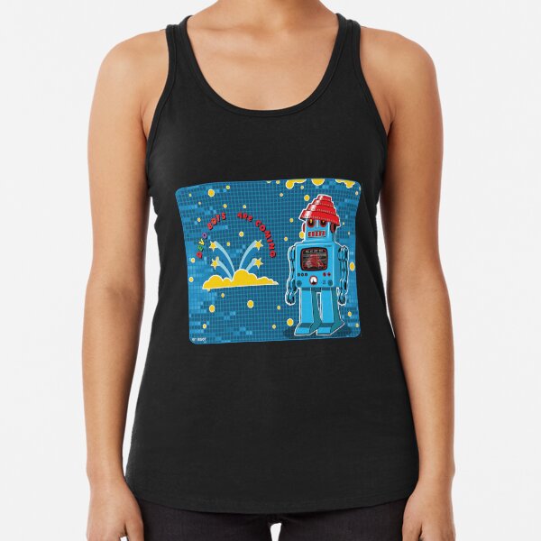 DEVO Bots 008 Racerback Tank Top