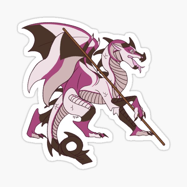 Artikel-Vorschau von Demisexueller Pride Flag Dragon (4. Ausgabe), designt und verkauft von Art of Keymintt.