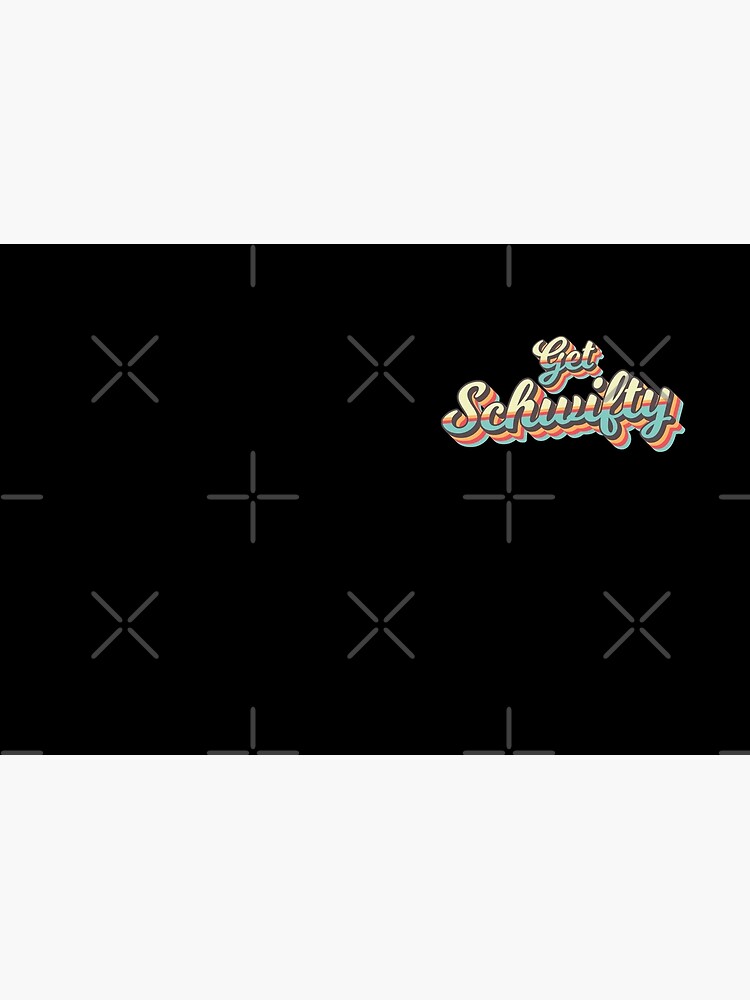 Get Schwifty from Rick and Morty ™ Retro 70s Letters by AmpersandCuster