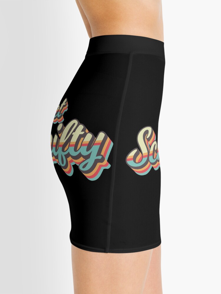 Alternate view of Get Schwifty from Rick and Morty ™ Retro 70s Letters Mini Skirt