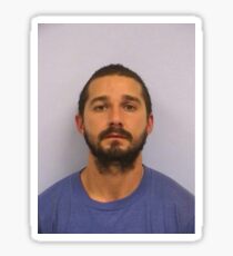 Shia Labeouf Mugshot Sticker