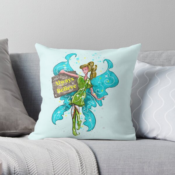 Iva the Inspirational Fairy™ Throw Pillow