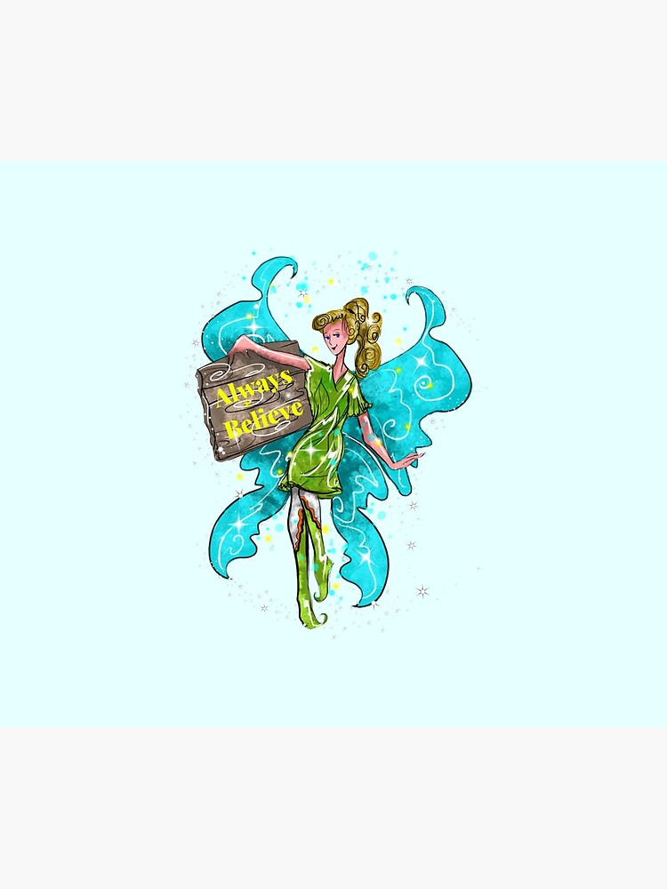 Thumbnail 5 of 5, Shower Curtain, Iva the Inspirational Fairy™ designed and sold by TeelieTurner.