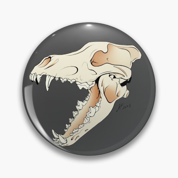Item preview, Single Wolf Skull designed and sold by JPRogueDesigns.