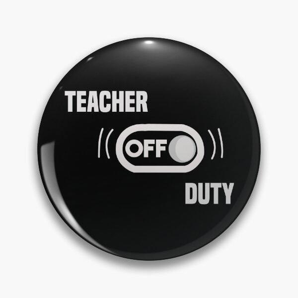 Item preview, Teacher off duty , funny teacher , gift for teacher  designed and sold by Naufaal.