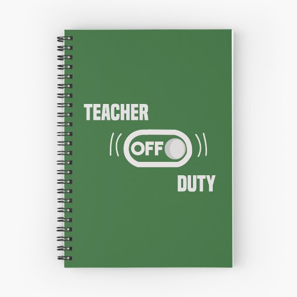 Item preview, Teacher off duty , funny teacher , gift for teacher  designed and sold by Naufaal.