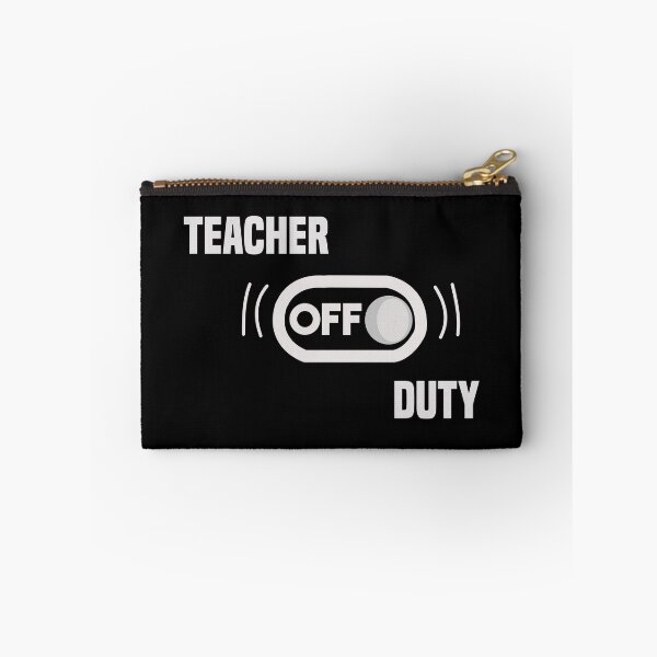 Item preview, Teacher off duty , funny teacher , gift for teacher  designed and sold by Naufaal.