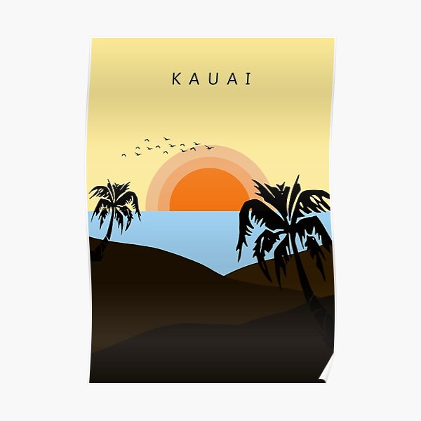 Childish Gambino - Kauai - Sticker Poster