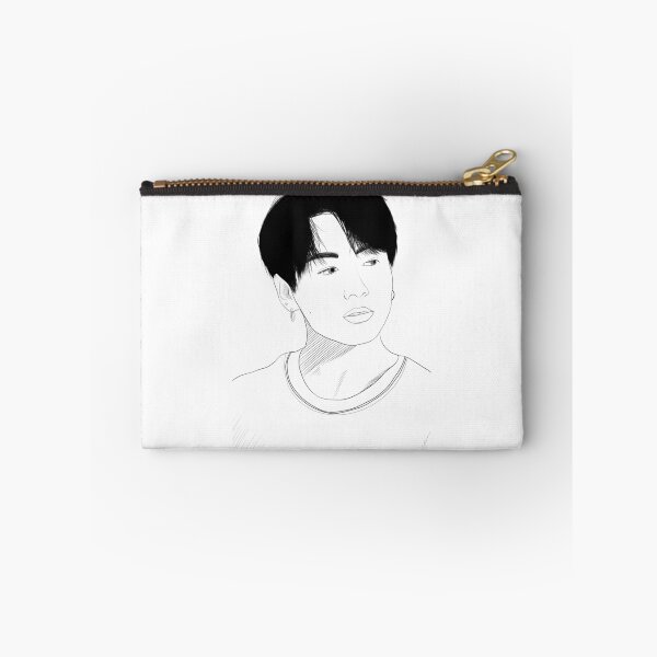 Item preview, BTS Jungkook Black Outline designed and sold by isacaste.